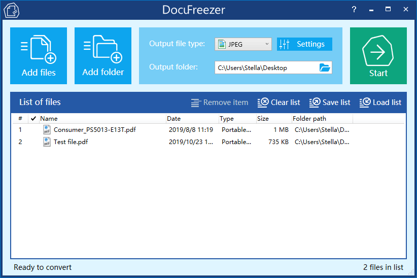wie man pdf in jpg umwandeln kann auf windows 10 mit docufreezer