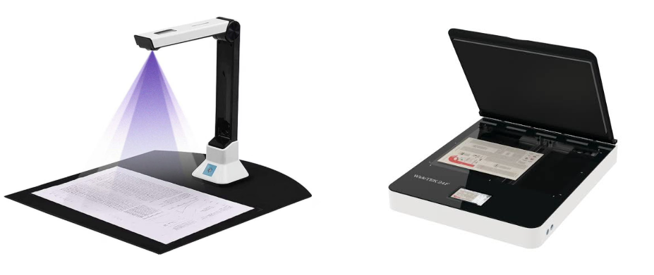 Kamera-Scanner vs. Flachbettscanner