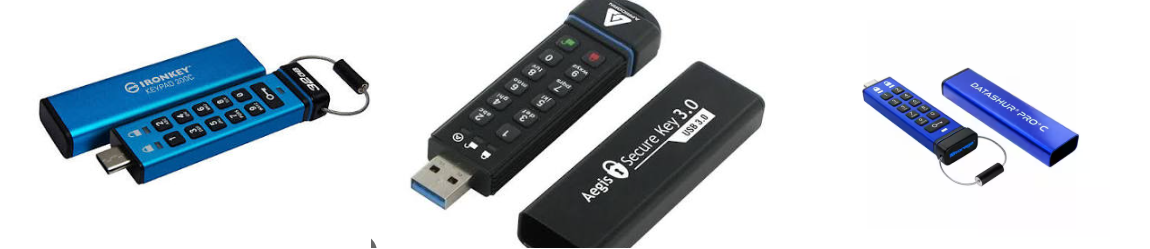 Hardwareverschlüsseltes USB-Laufwerk