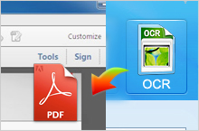 PDF mit kostenlose OCR bzw. Texterkennung