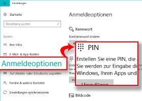 pin funktioniert nicht