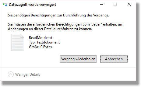 Schreibgeschützt