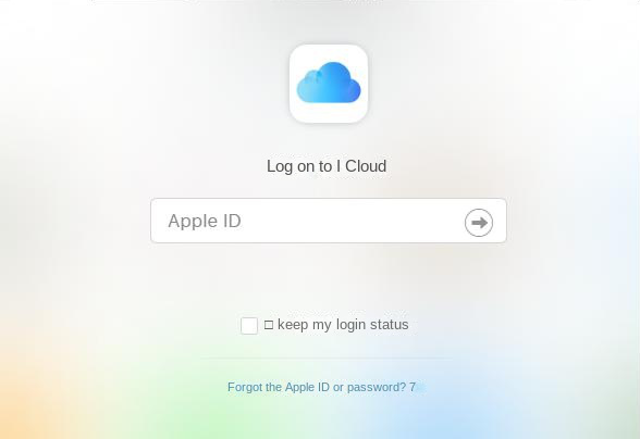 Melden Sie sich bei iCloud an