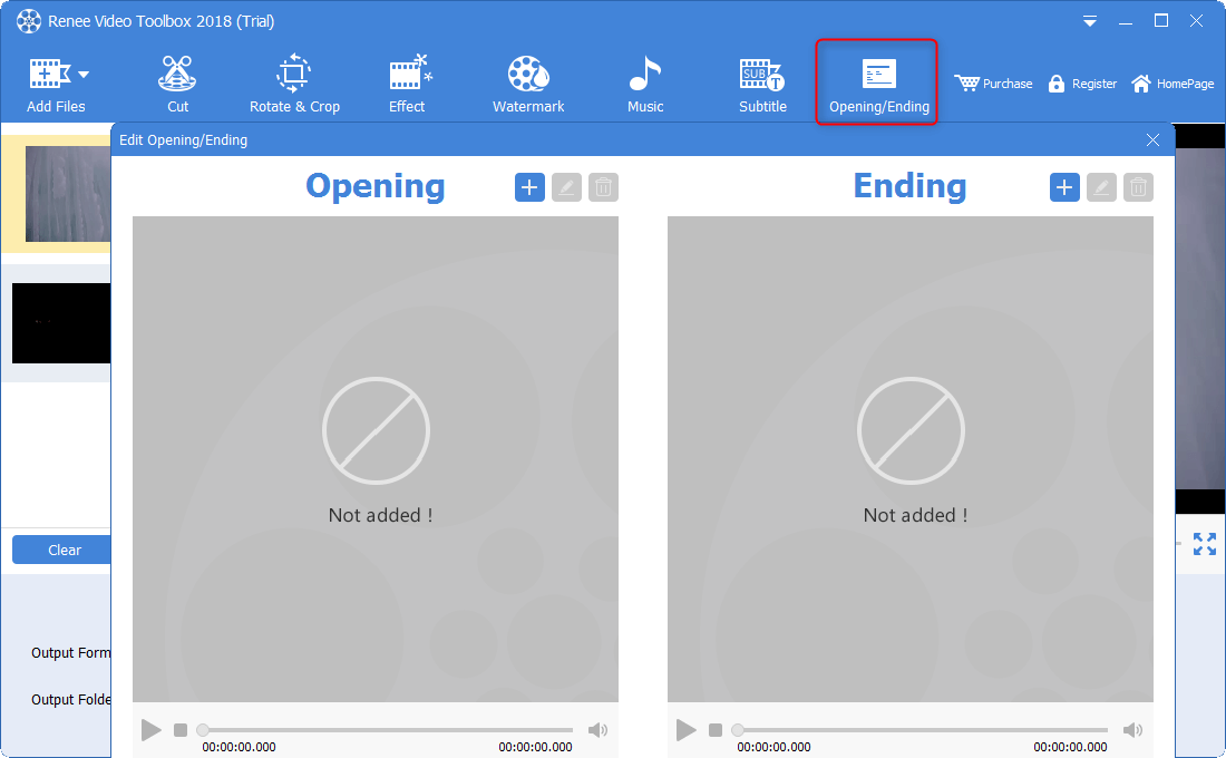 Fügen Sie dem Video mit Renee Video Editor Pro einen Anfang oder ein Ende hinzu