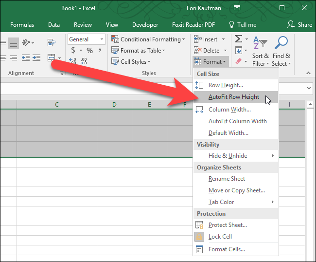 Automatische Zeilenhöhe in Excel