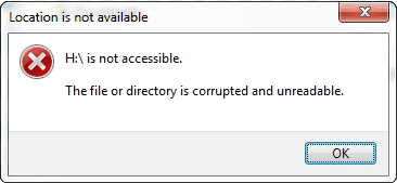 Festplatte nicht zugänglich