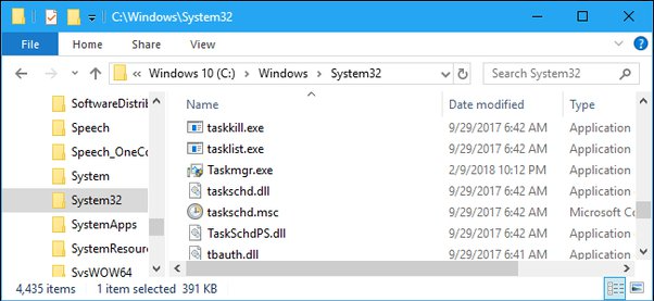 Windows System32