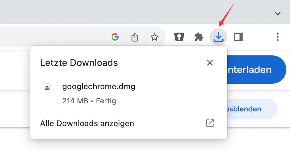 downloads anzeigen und verwalten chrome neueste