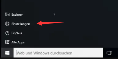 Einstellungen des Windows-Startmenüs