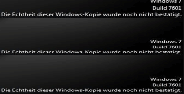 Diese Kopie von Windows ist kein Original