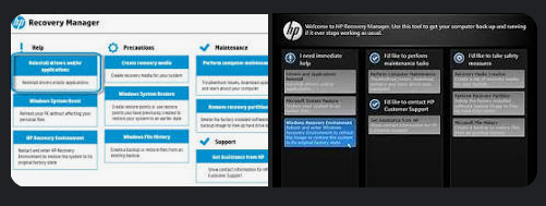 HP Recovery Manager