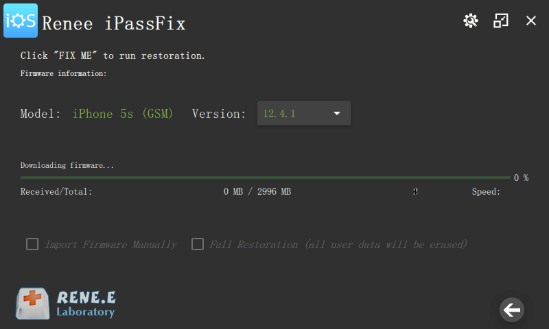 ipassfix-Firmware herunterladen