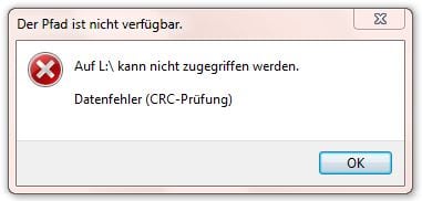 Zyklische Redundanzprüfung Datenfehler