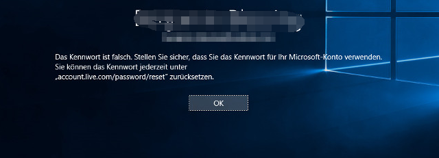 Microsoft-Konto-Passwort vergessen