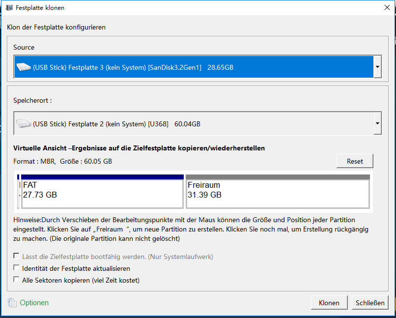 Renee Becca klont SD-Karte mit mehreren Partitionen