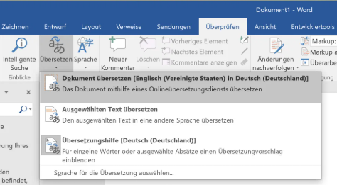 PDF in Word übersetzen